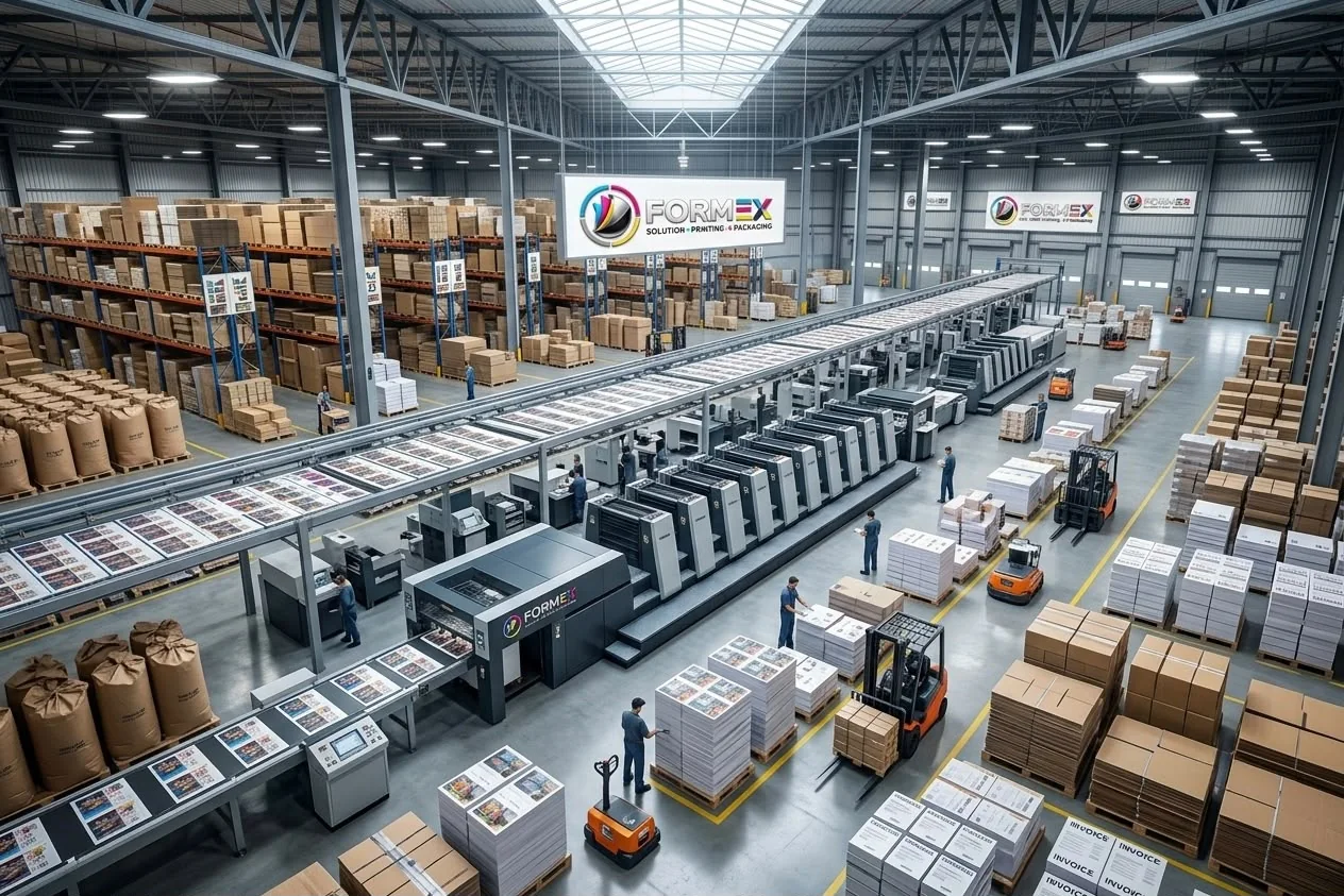 Large Formex industrial printing production line